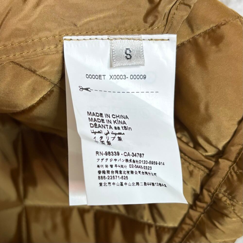 Prada Lightweight Re-Nylon Quilted Blouson Corduroy Collar Jacket in Cork Beige - Picture 5 of 8